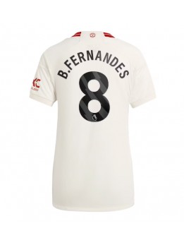 Ženski Nogometna dresi replika Manchester United Bruno Fernandes #8 Tretji 2023-24 Kratek rokav